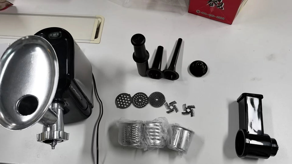 Stainless Electric Meat Grinder 1000W Multifunctional Home Sausage Stuffer Meat Mincer Food Processor Electric Vegetable Cutter