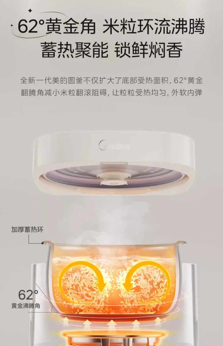 Rice cooker uncoated 3L household 0 coating 316 liner stainless steel small capacity rice cooker