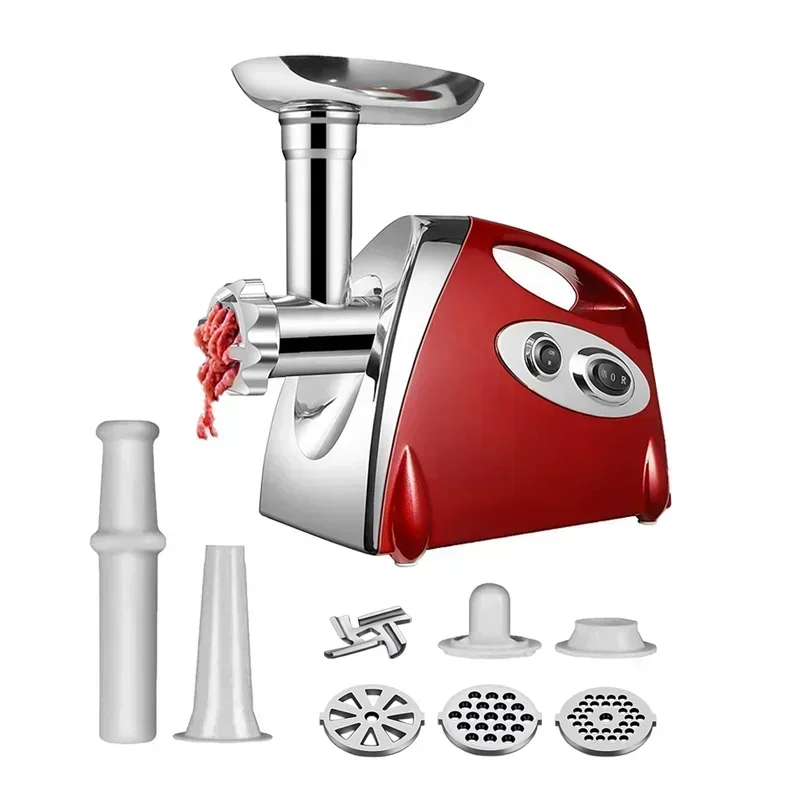 2800W Electric Meat Grinder Heavy Duty Grinder Kitchen Electric Meat Chopper Stuffer Maker Food Processor Electric Meat Slicer