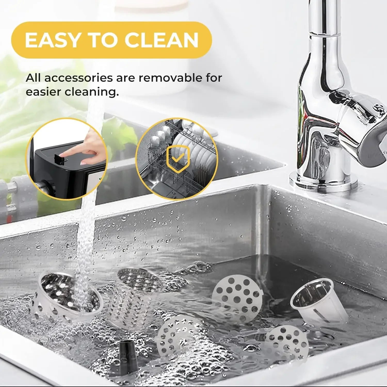 Stainless Electric Meat Grinder 1000W Multifunctional Home Sausage Stuffer Meat Mincer Food Processor Electric Vegetable Cutter