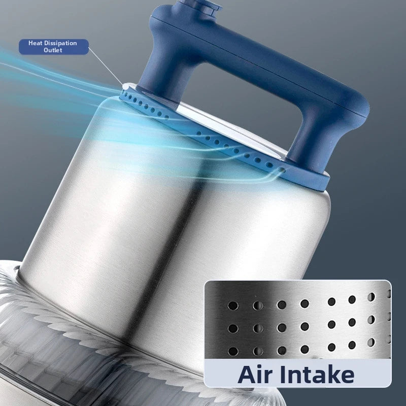 Professional 6L Commercial Meat Grinder, Industrial Grade Stainless Steel, 2-Speed Adjustable 1200W Motor, for Butcher Shop/Rest