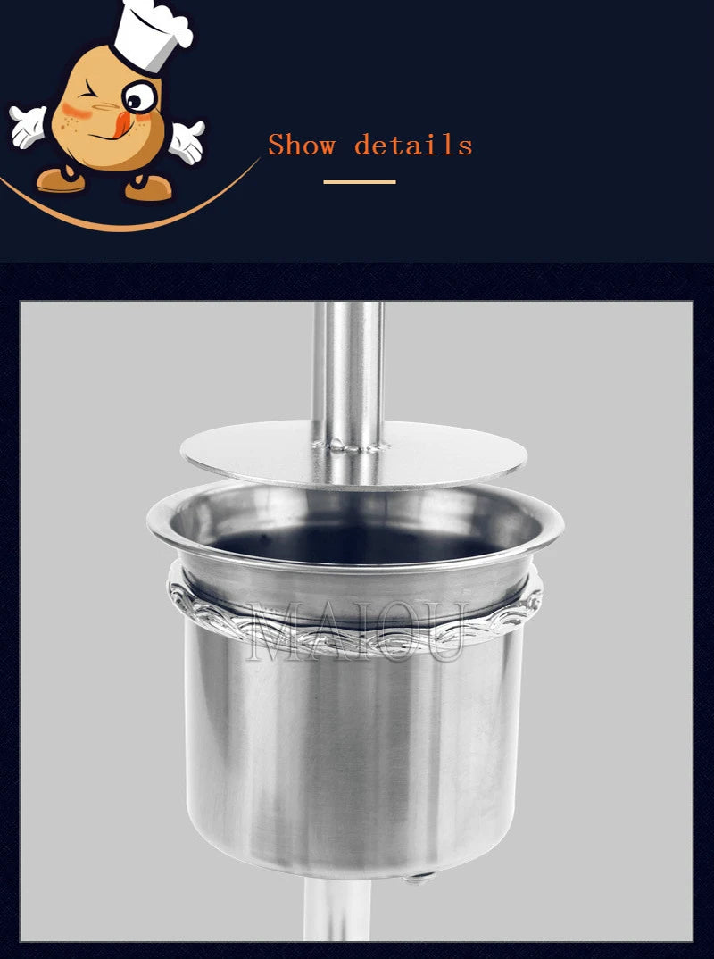 Fried Chip Super Long French Fries Maker Machine Long Potatoes Fried Chips Extruders Manual Long Potato Machine