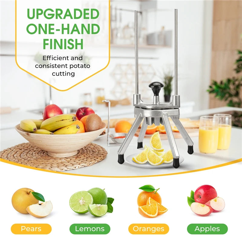 8-Section Wedger Lemon Slicer Cutter Lemon Wedge Slicer Chopper for Household Commercial Bar Restaurant Fruit Vegetable Cutting