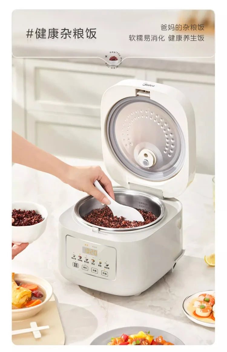 Rice cooker uncoated 3L household 0 coating 316 liner stainless steel small capacity rice cooker