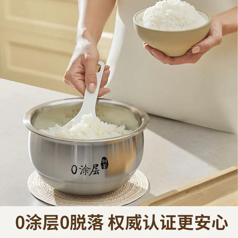 Rice cooker household 0 coating rice cooker multifunctional stainless steel spherical inner pot rice cooker