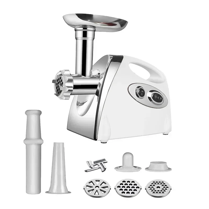 2800W Electric Meat Grinder Heavy Duty Grinder Kitchen Electric Meat Chopper Stuffer Maker Food Processor Electric Meat Slicer