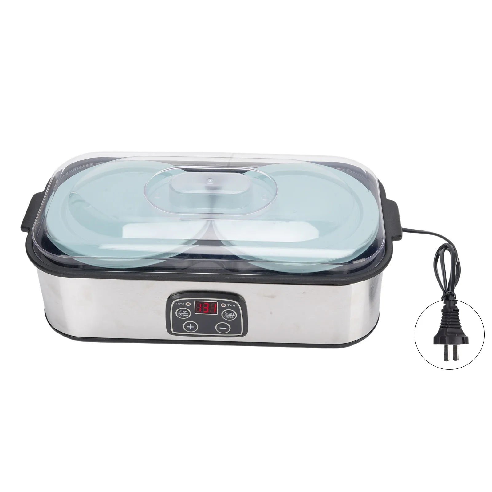 Yogurt Maker 2L Large Capacity Automatic Temperature Control 0-48 Hours Timer Digital Yogurt Maker Machine