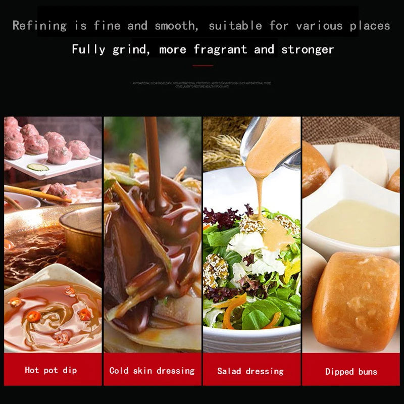 110V 220v Peanut Butter Maker Machine Sesame Nut Crusher Stainless Steel Food Processor Commercial Home Soy Almond Butter Maker